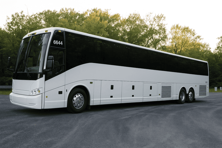 exterior of West Covina Coach Bus Service coach bus