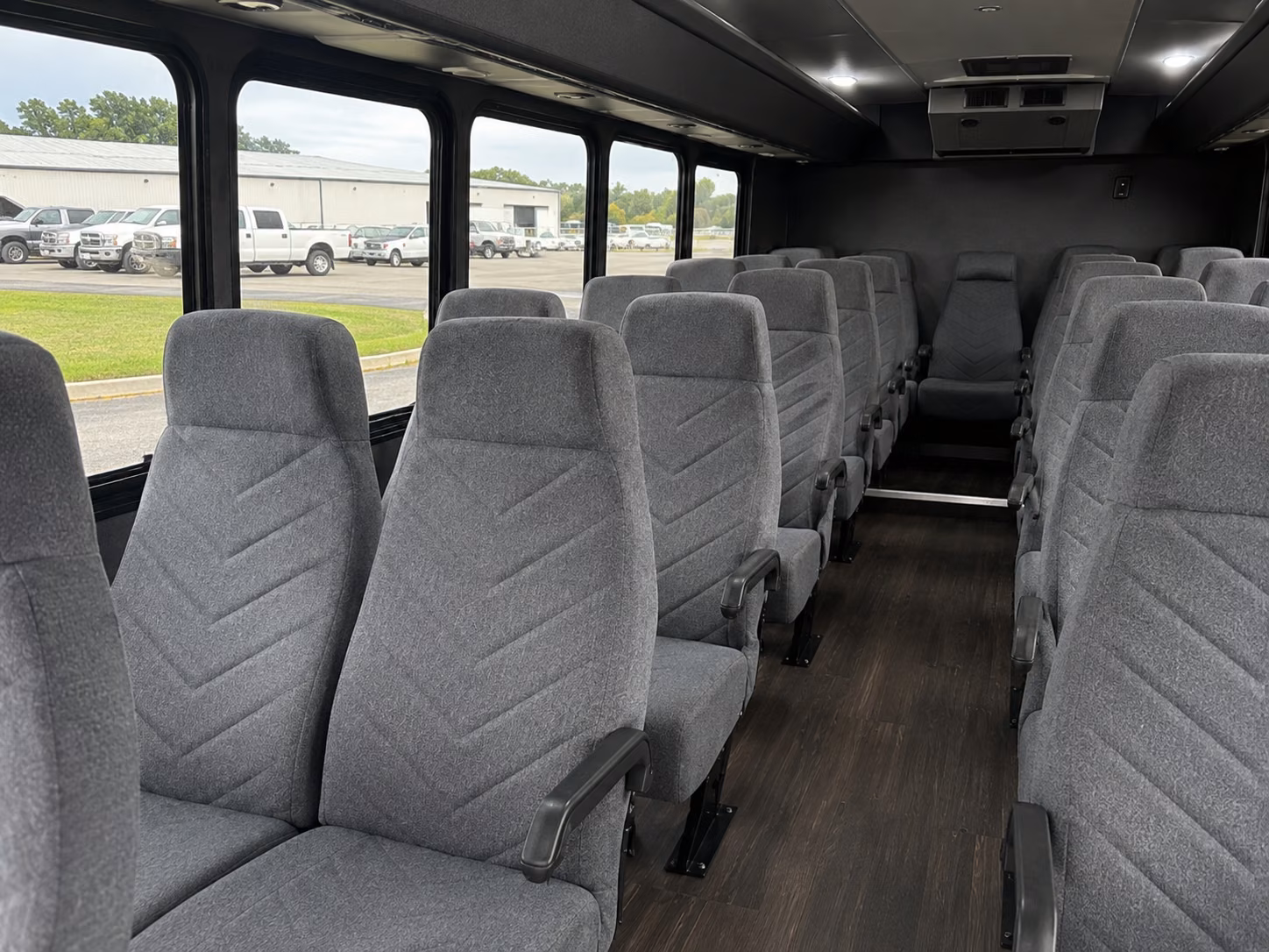 west covina 15 passenger minibus inside