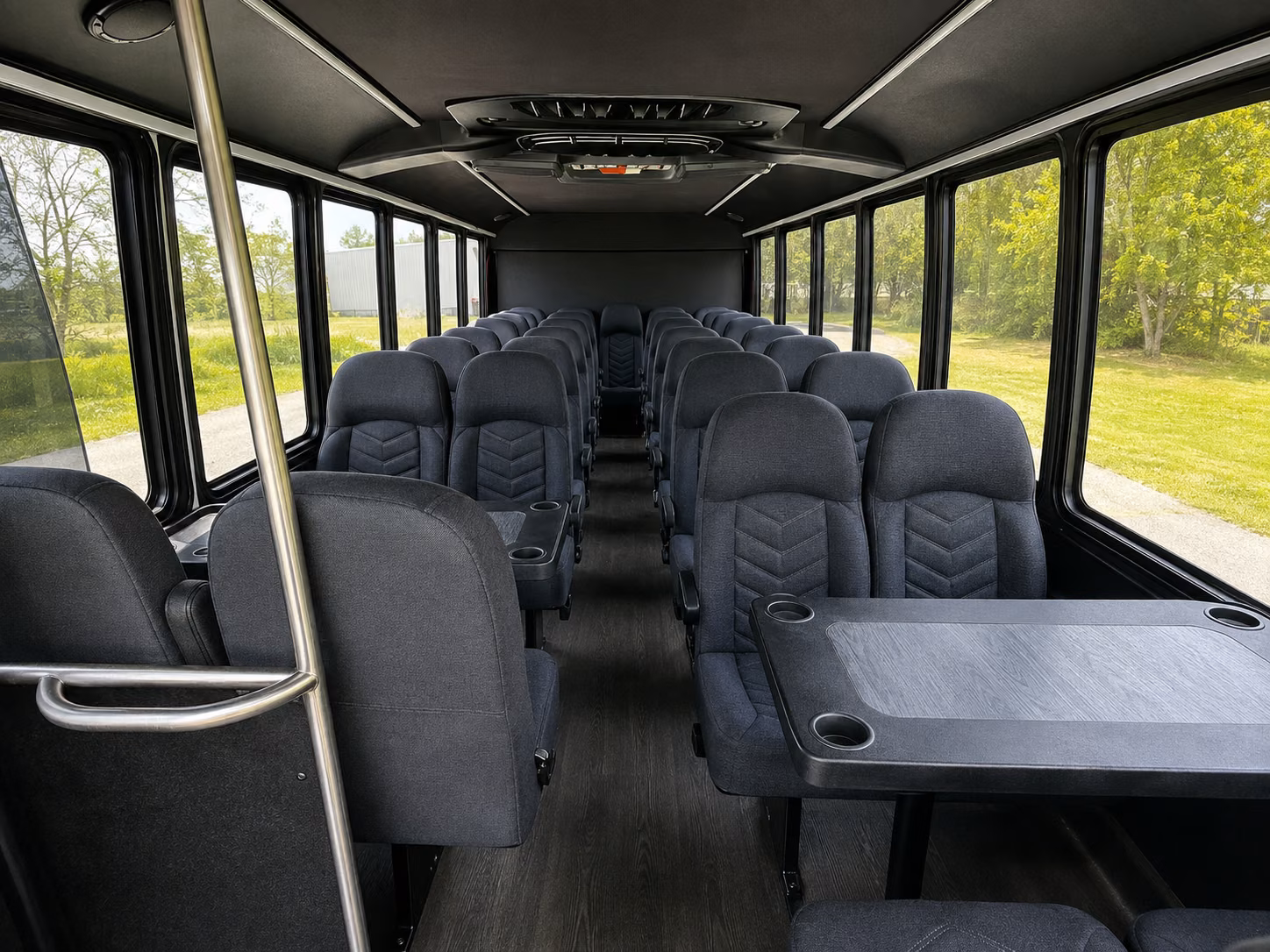 west covina 18 passenger minibus interior