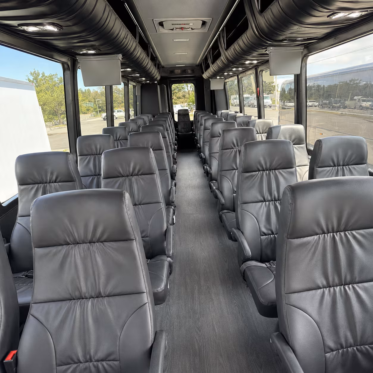 west covina 25 passenger minibus inside