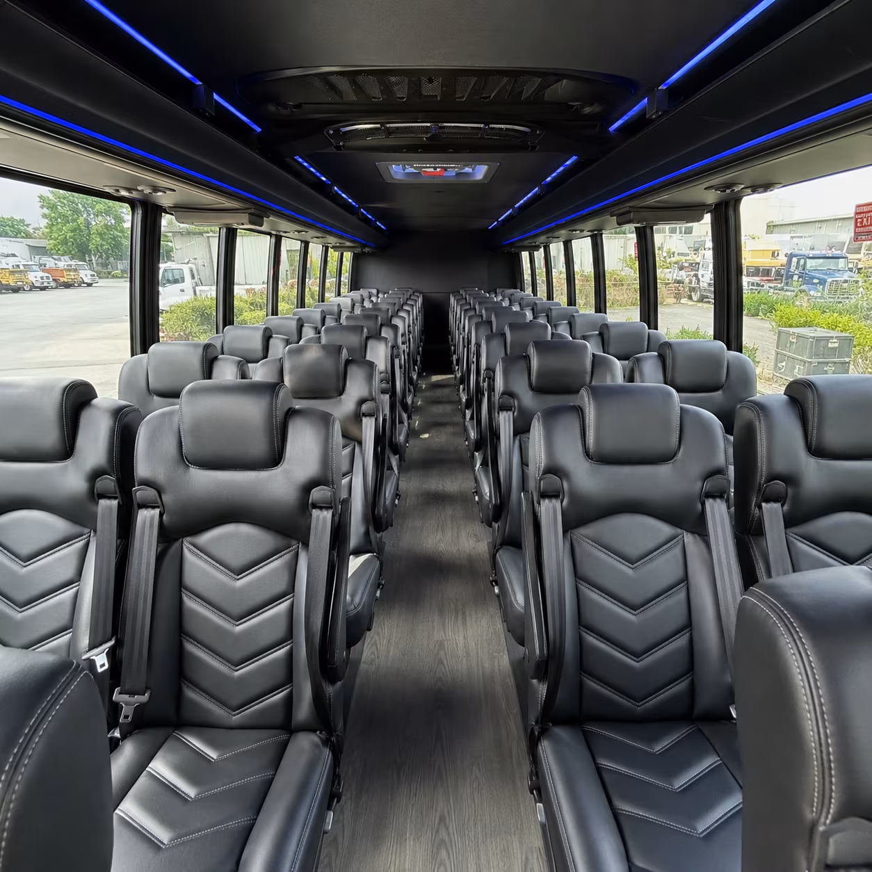 west covina 25 passenger minibus interior