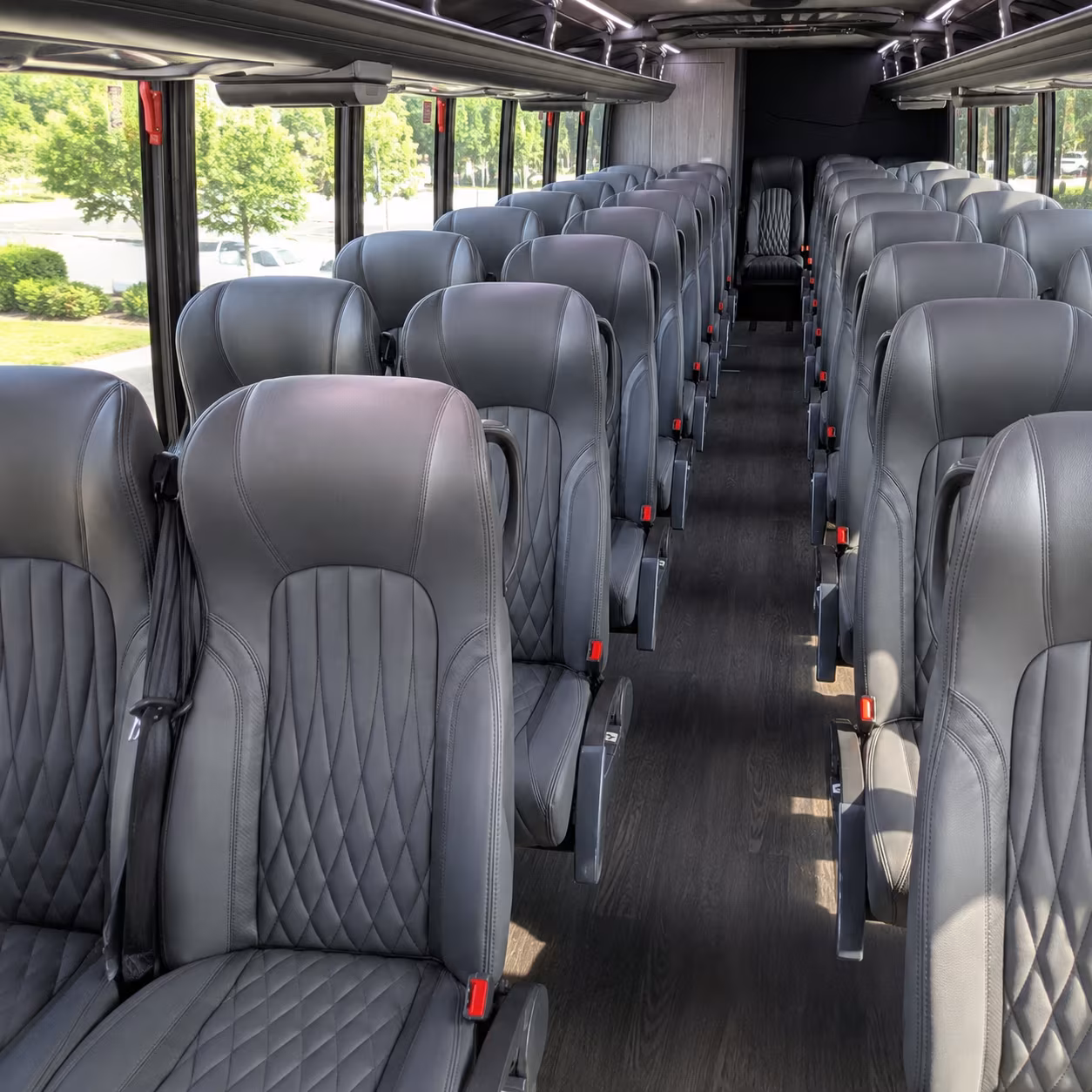 west covina 28 passenger minibus inside