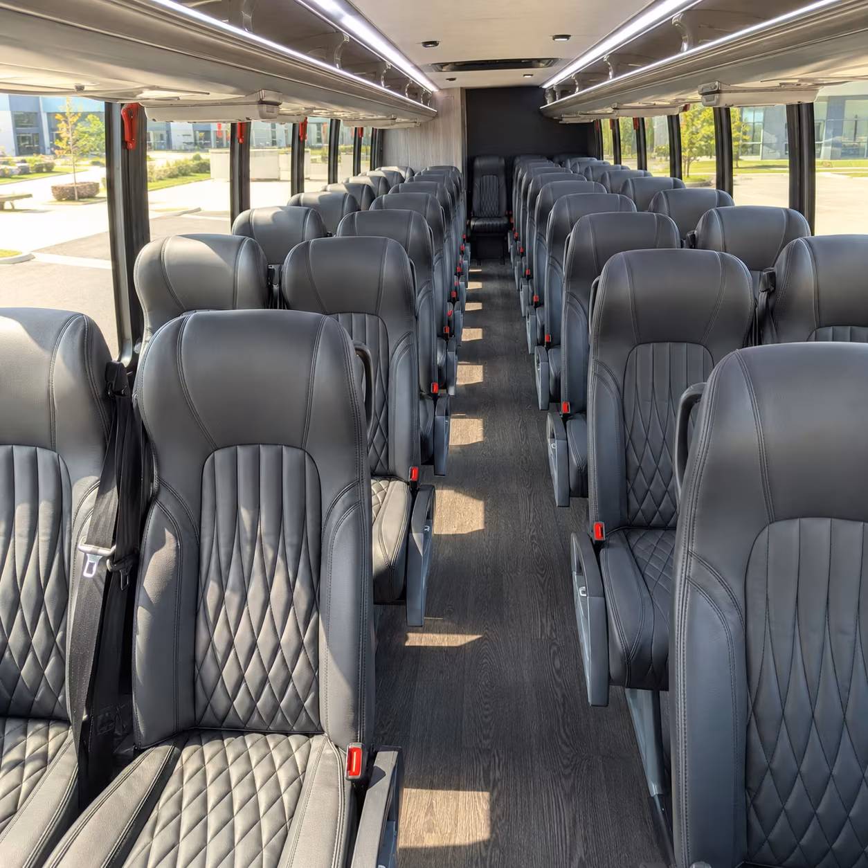 west covina 28 passenger minibus interior