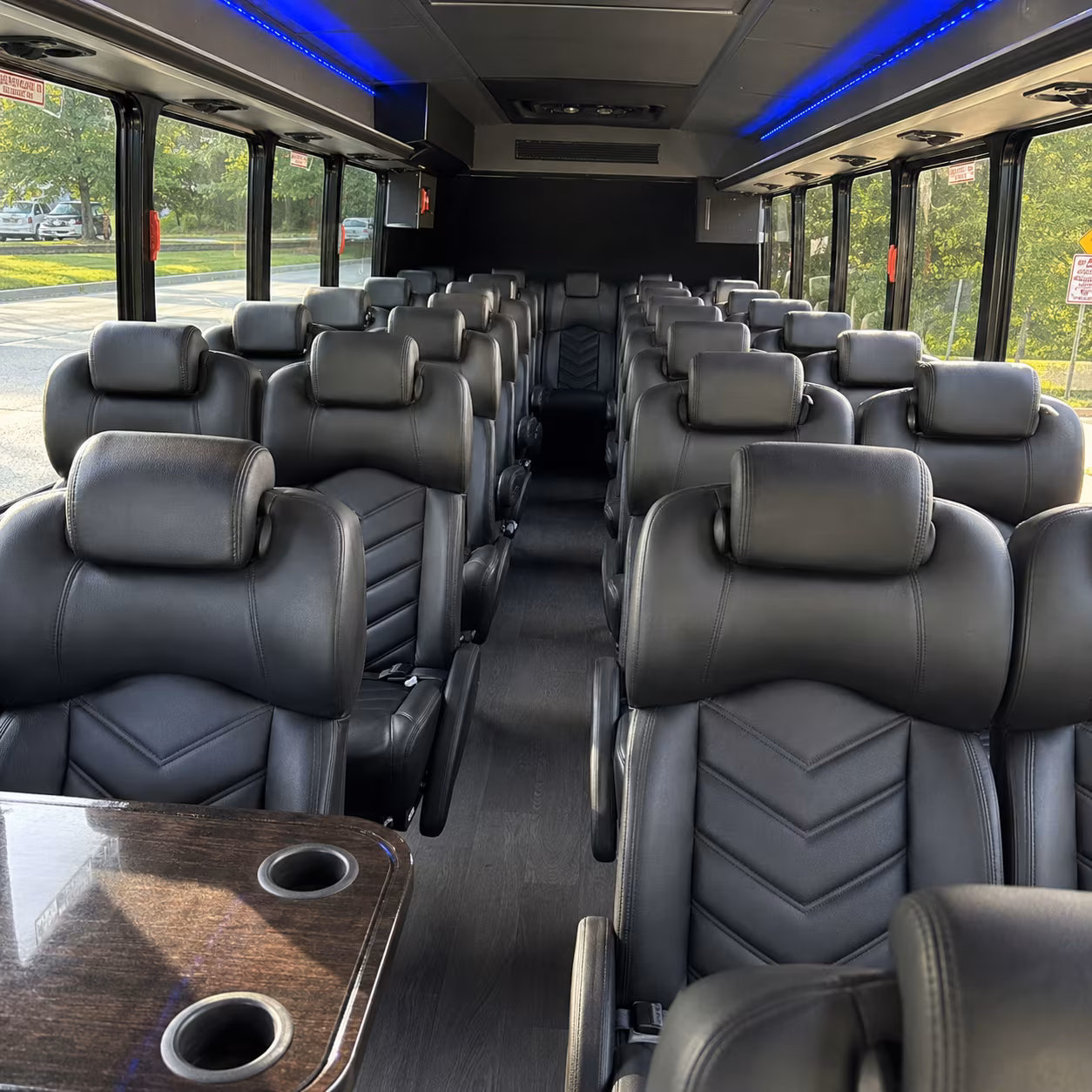 west covina 30 passenger minibus inside