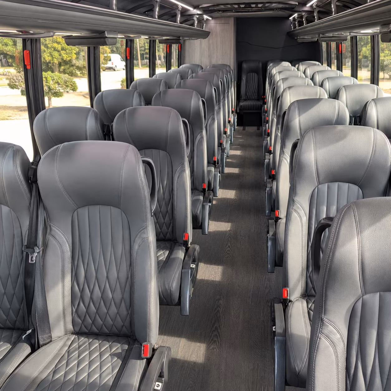 west covina 35 passenger minibus interior