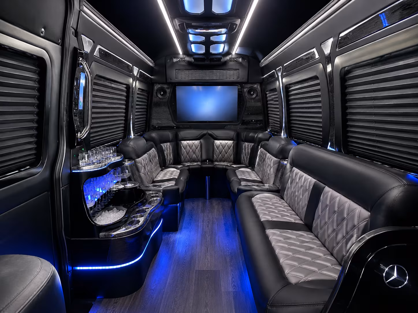 west covina sprinter limousine inside