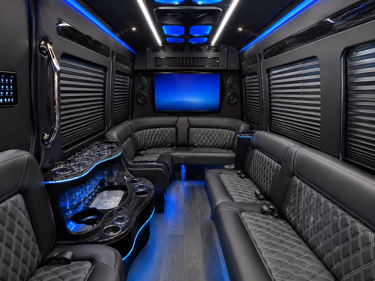 west covina sprinter limousine interior