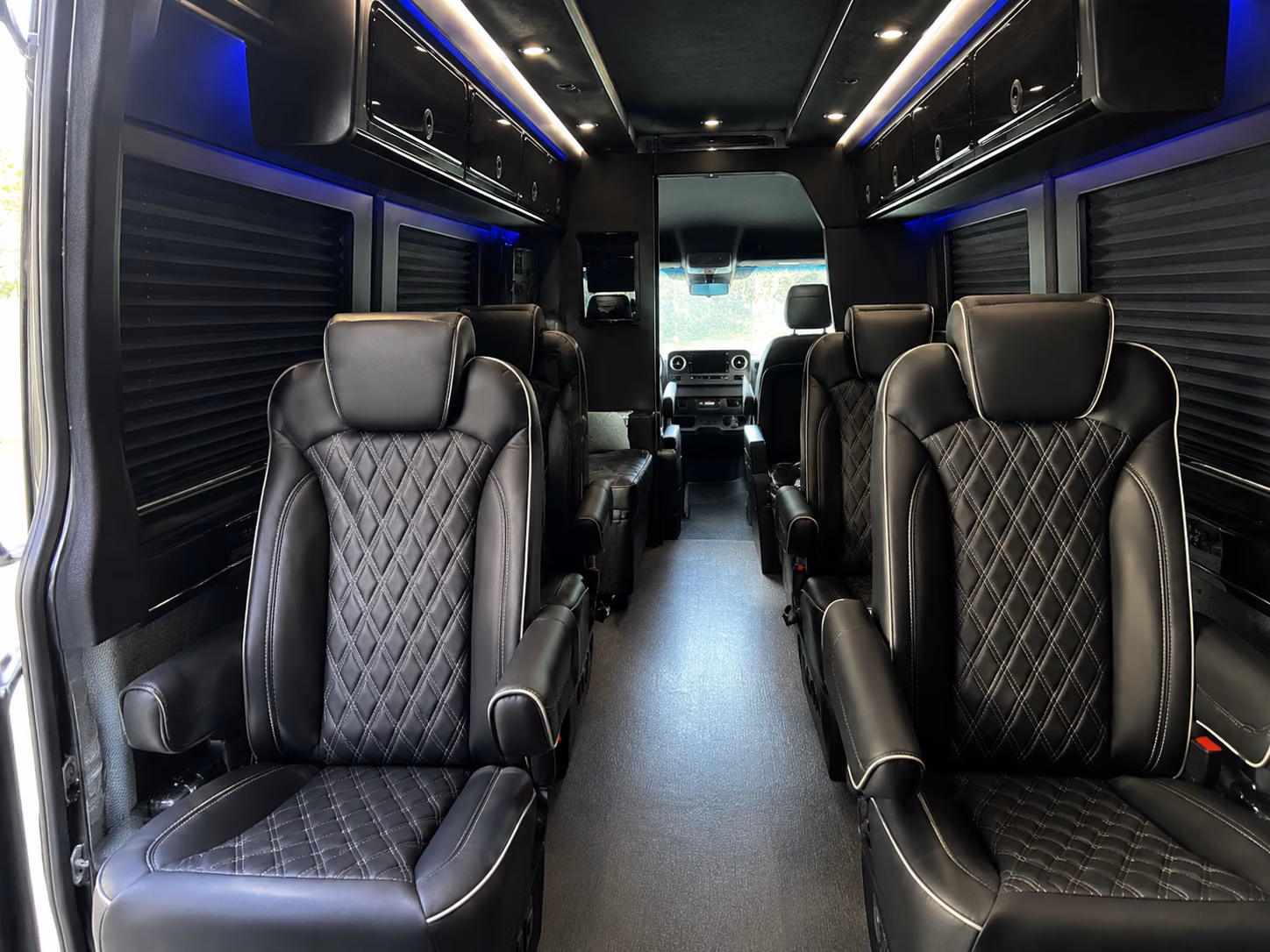west covina wedding transportation onboard seating